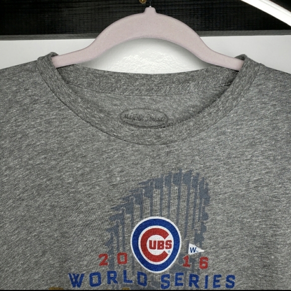 Chicago Cubs Men's 2XL Gray 2016 World Series - Picture 6 of 10